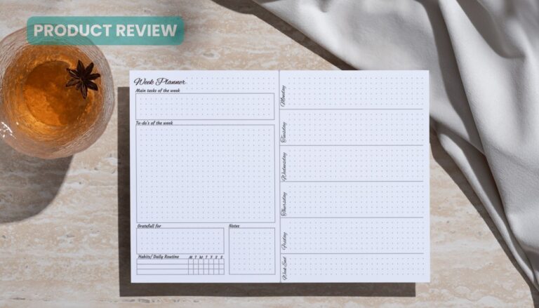 weekly productivity planner