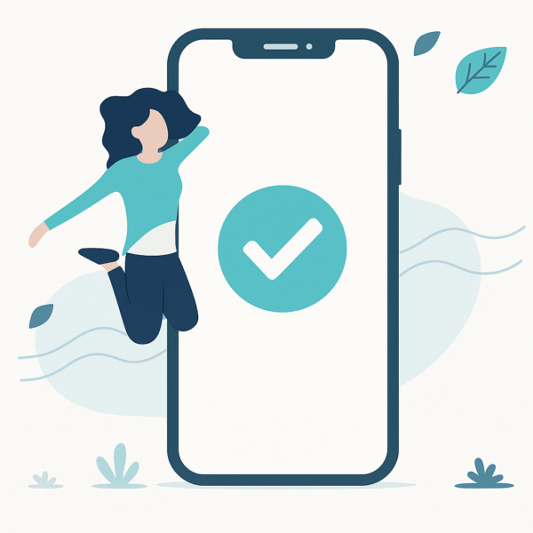 happy client with email marketing